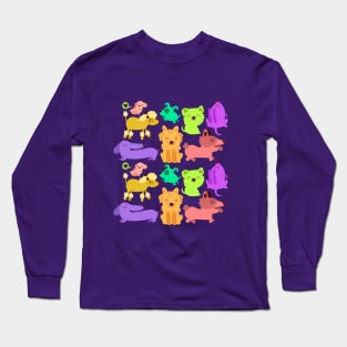 Colorful doggos Long Sleeve T-Shirt